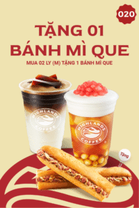 MUA 2 LY SIZE M TẶNG BÁNH MÌ QUE