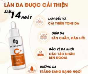Serum Vitamin C dưỡng trắng sáng da AA Skin Boost C+