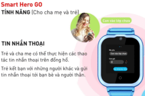 Masstel Smart Hero GO là mẫu đồng hồ nghe gọi trẻ em phù hợp cho bé tiểu học.