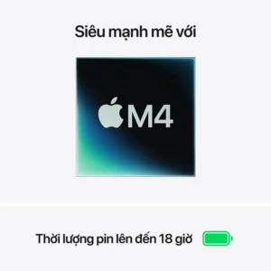 Sức mạnh vượt trội từ chip M4 – 10CPU/10GPU