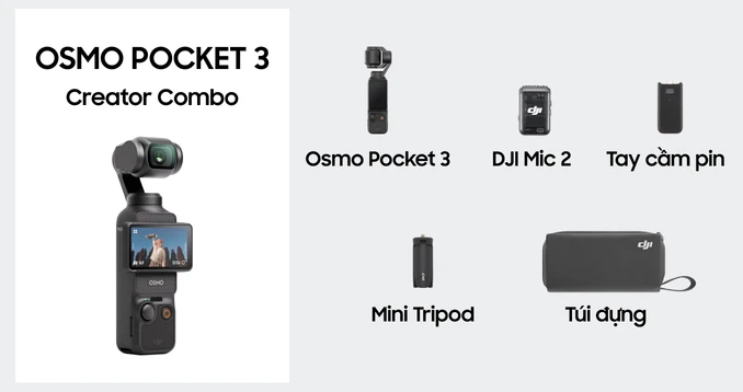 DJI Osmo Pocket 3 Creator Combo có đáng tiền không?